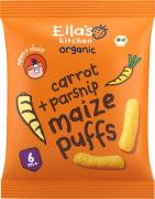 Maize puffs carrot/parsnip 6+ maanden bioVoeding5060503500440