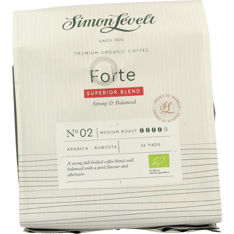 Cafe pads forte superior blend bioKoffie/thee8711138352214