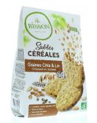 Zandkoekjes chia & lijnzaad bioKoek3380380092084