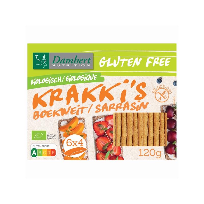 Boekweit krakki s glutenvrij bioVoeding5412158032690