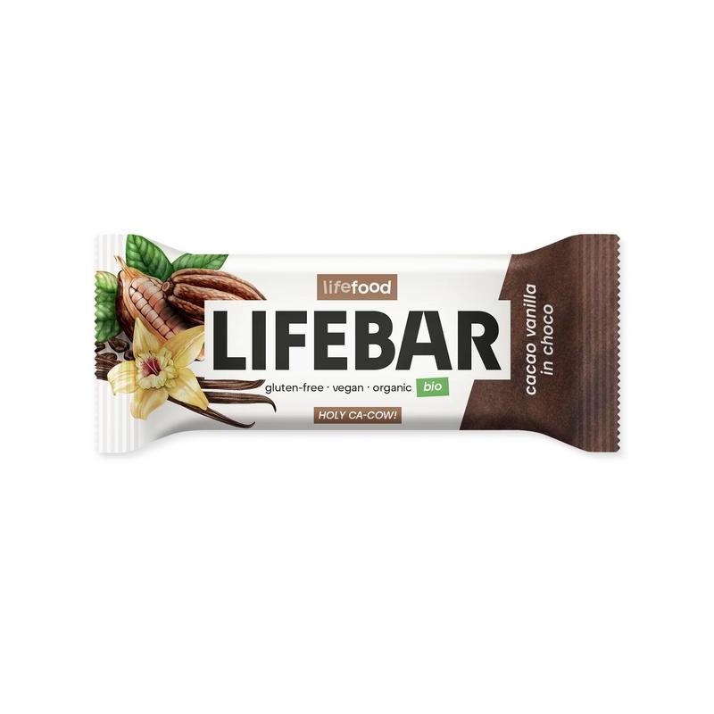 Lifebar inchoco chocolade vanille raw bioOverig reform/levensmiddelen8595657102488