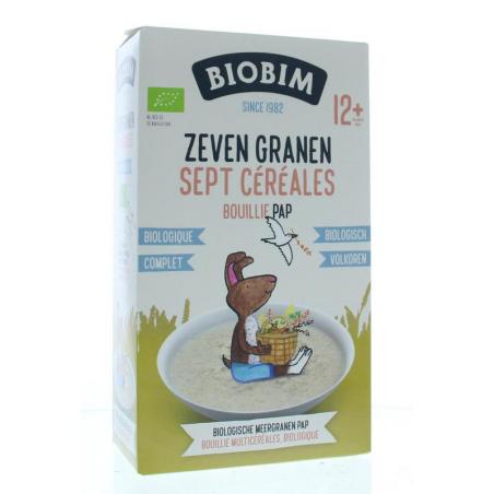 7 Granenpap 12+ maanden bioBaby/peuter voeding8713445090483