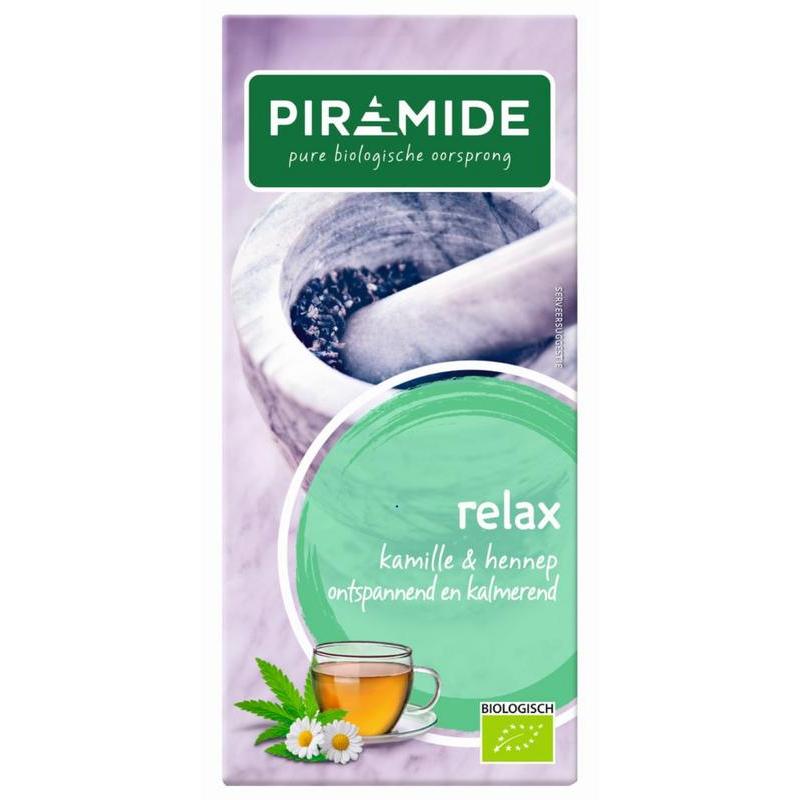 Relax thee kamille & hennep bioKoffie/thee8711812423339