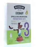 Ekobaby 3 opvolgzuigelingenvoeding 10+ maanden bioBaby/peuter voeding8713445090889