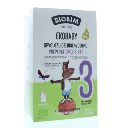 Ekobaby 3 opvolgzuigelingenvoeding 10+ maanden bioBaby/peuter voeding8713445090889