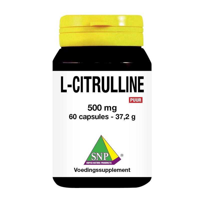 L Citrulline 500 mg puurAminozuren8718591426384