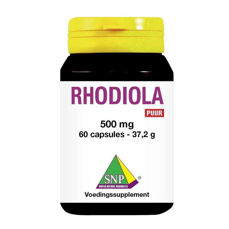 Rhodiola 500mg puurOverig gezondheidsproducten8718591426315