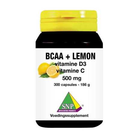 BCAA Lemon vitamine D3 vitamine C 500 mgOverig gezondheidsproducten8718591426568