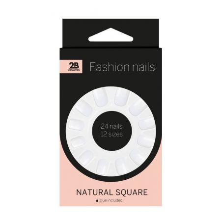 Nails natural squareHandverzorging8717591567202