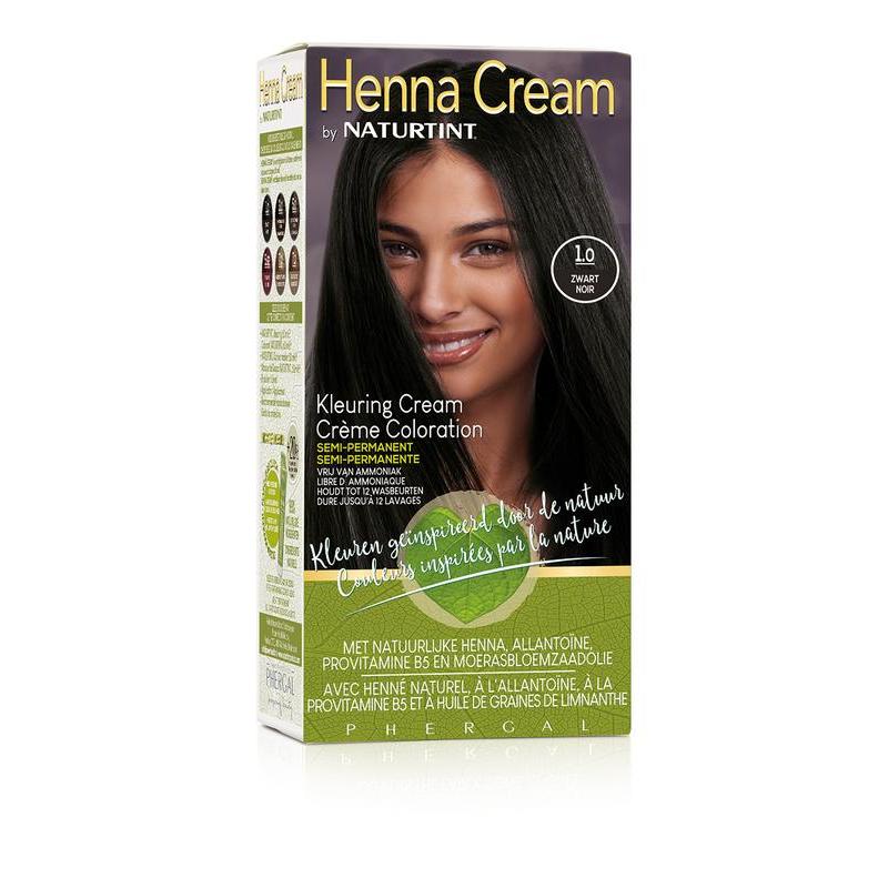 Henna cream 1.0 zwartHaarkleuring8429449016298