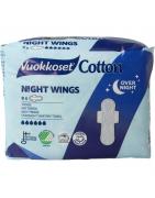 Maandverband nacht wings organisch katoenDamesverband/tampons6414100895253