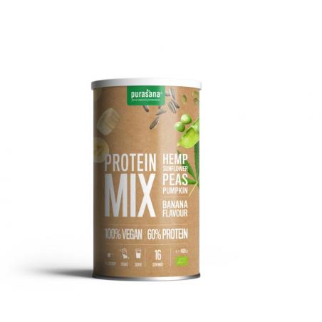 Protein mix pea sunflower hemp banana vegan bioOverig gezondheidsproducten5400706206372