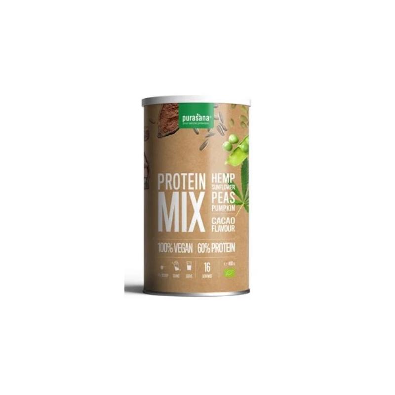 Protein mix pea sunflower hemp cacao vegan bioOverig gezondheidsproducten5400706206358