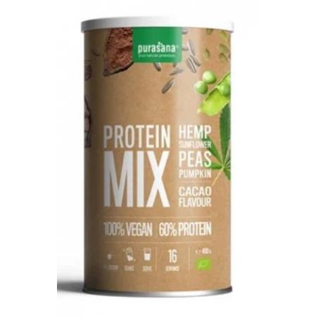 Protein mix pea sunflower hemp cacao vegan bioOverig gezondheidsproducten5400706206358