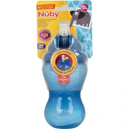 Flip it 360ml 12+ maanden blauwBaby/peuter zuigflessen en spenen5414959062456