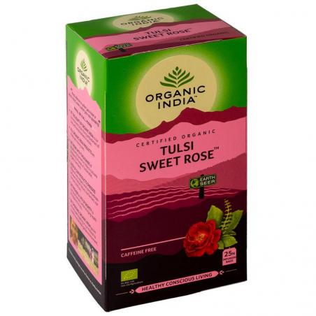 Tulsi sweet rose thee bioKoffie/thee801541605002