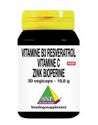 Vitamine B3 resveratrol gebufferde vitamine C zinkOverig gezondheidsproducten8718591427299