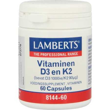 Vitamine D3 1000IE en K2 90mcgVitamine enkel5055148413613