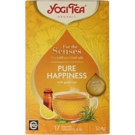 Tea for the senses pure happiness bioKoffie/thee4012824405714