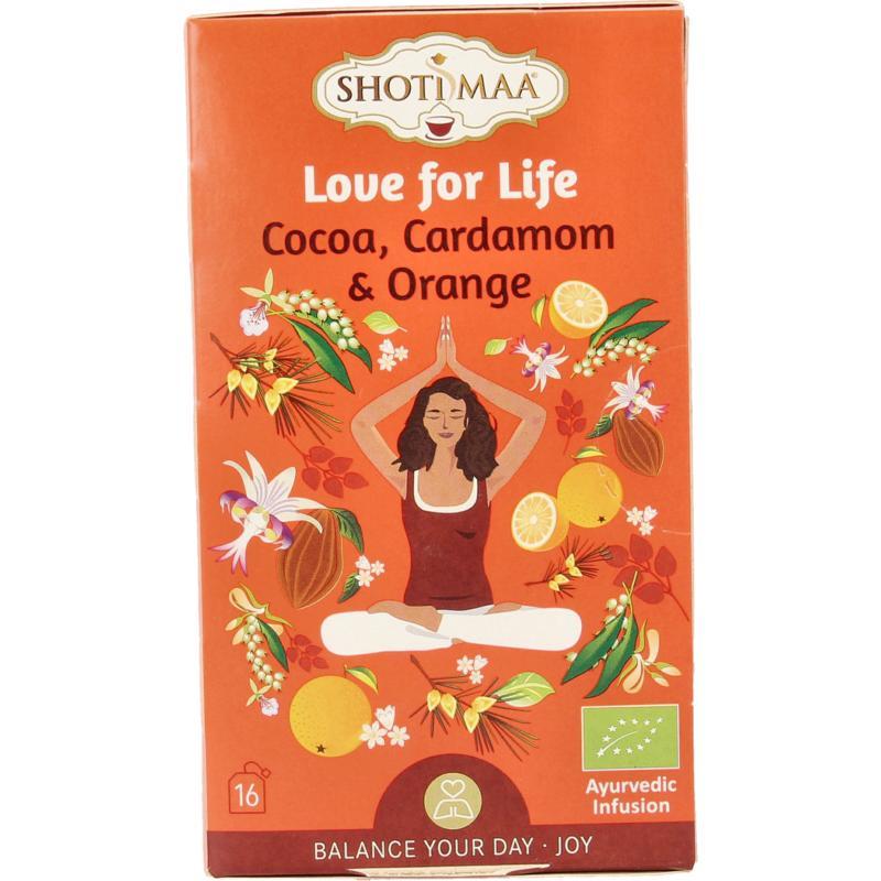 Love for life cocoa, cardamom & orange bioKoffie/thee8717853494482