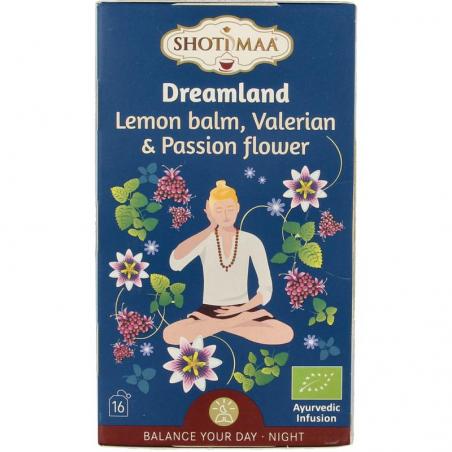 Dreamland lemon balm, valerian & pass flower bioKoffie/thee8717853494468