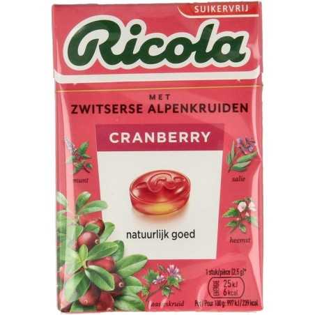 Cranberry suikervrij doosjeSnoepgoed suikervrij7610700015810