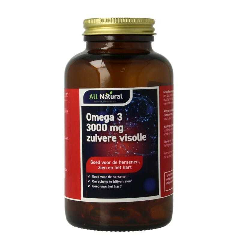 Omega 3 3000mg zuivere visolieOverig gezondheidsproducten8715066405301