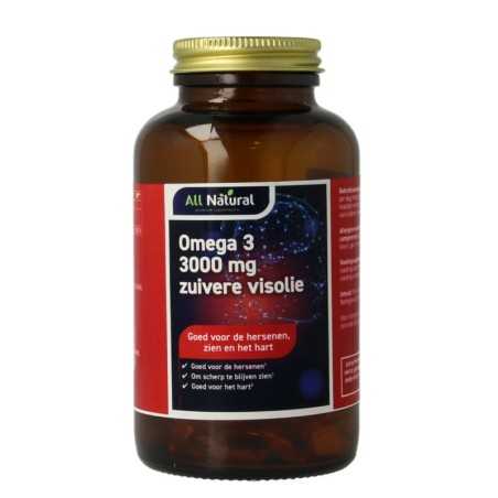 Omega 3 3000mg zuivere visolieOverig gezondheidsproducten8715066405301