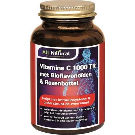 Vitamine C 1000 met bioflavonoiden & rozenbottelVitamine enkel8715066466500