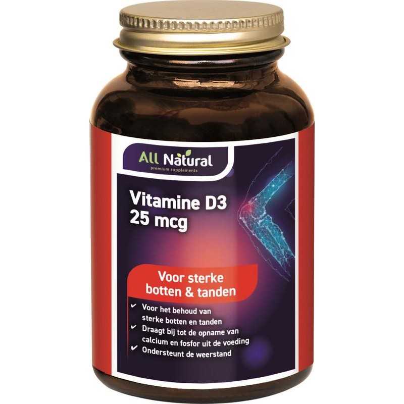 Vitamine D3 25mcgVitamine enkel8715066400139