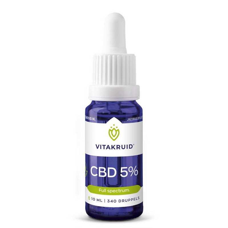 CBD Olie 5% full spectrum met MCT als dragerOverig vitaminen/mineralen8717438691954