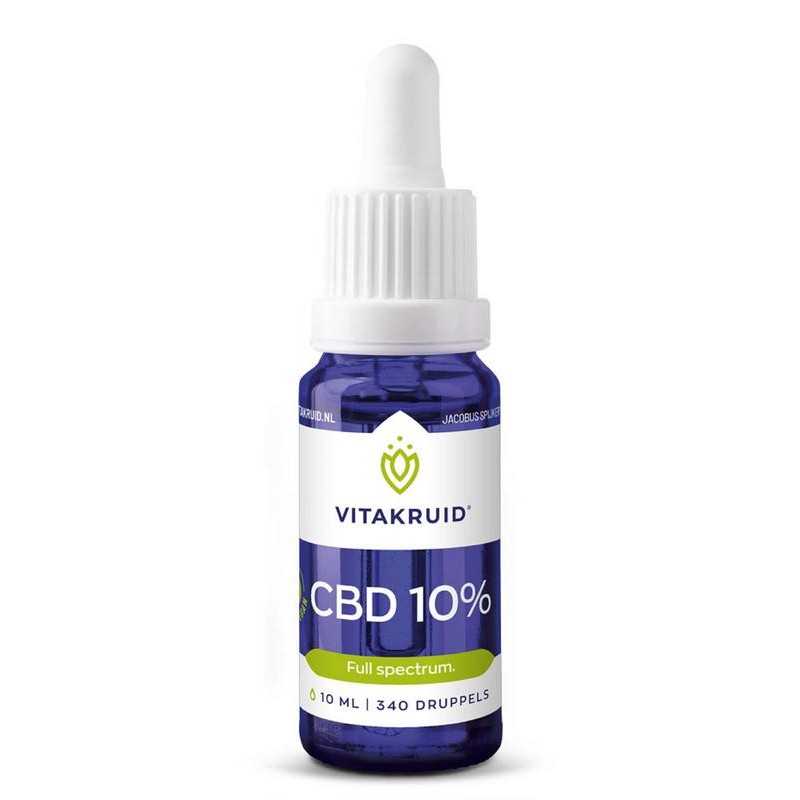 CBD Olie 10% full spectrum met MCT als dragerOverig vitaminen/mineralen8717438691961