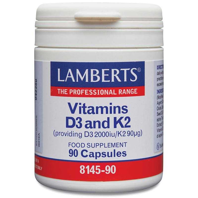 Vitamine D3 2000IE en K2 90mcgVitamine enkel5055148413804