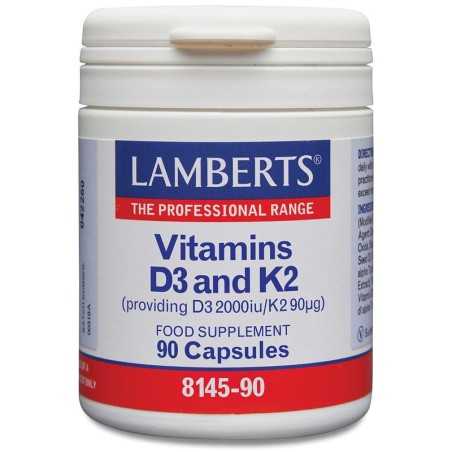 Vitamine D3 2000IE en K2 90mcgVitamine enkel5055148413804