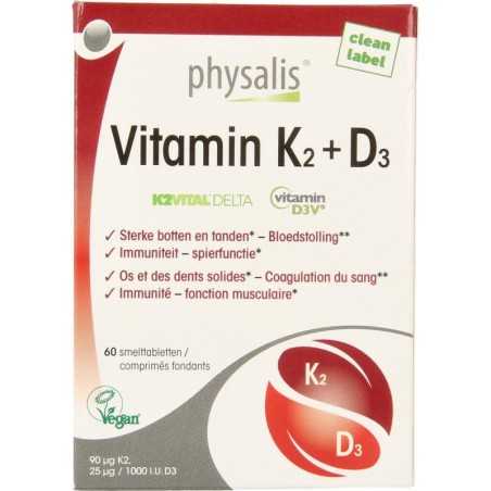 Vitamine K2 + D3Vitamine enkel5412360020737