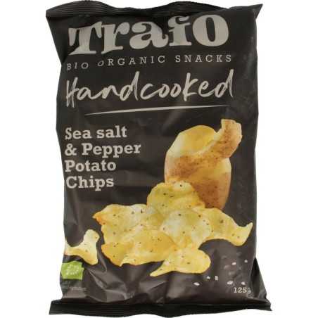 Chips handcooked zeezout & peper bioZoutjes/chips8718754502412