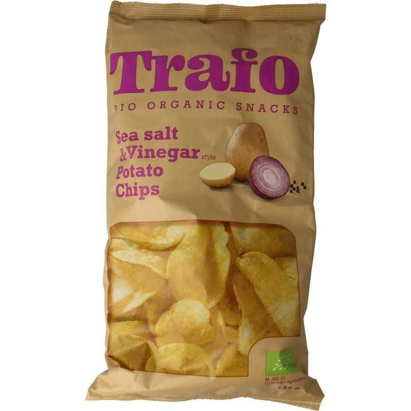 Chips handcooked salt & vinegar bioZoutjes/chips8718754502115