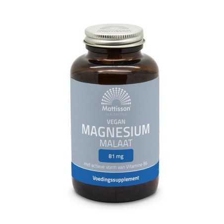 Magnesium malaat met actieve vorm vit. b6Mineralen enkel8720791840426