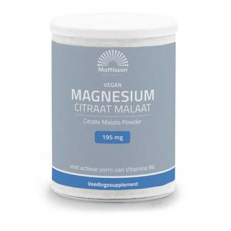 Magnesium citraat malaat met actieve vorm vit. b6Mineralen enkel8720791840433