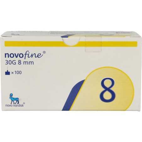 Novofine naalden 0.30 x 8 mm 30 gramWaren8719892025498