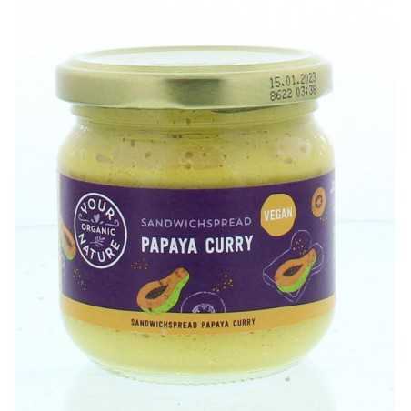 Sandwichspread papaya-curry bioOverig reform/levensmiddelen8711521910717