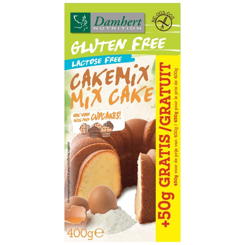 Cakemix glutenvrij met 50 gram gratisKoek5412158018212