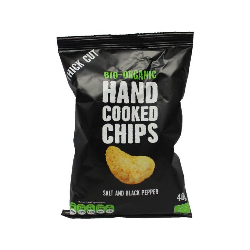 Chips handcooked zout en peper bioZoutjes/chips8718754502276