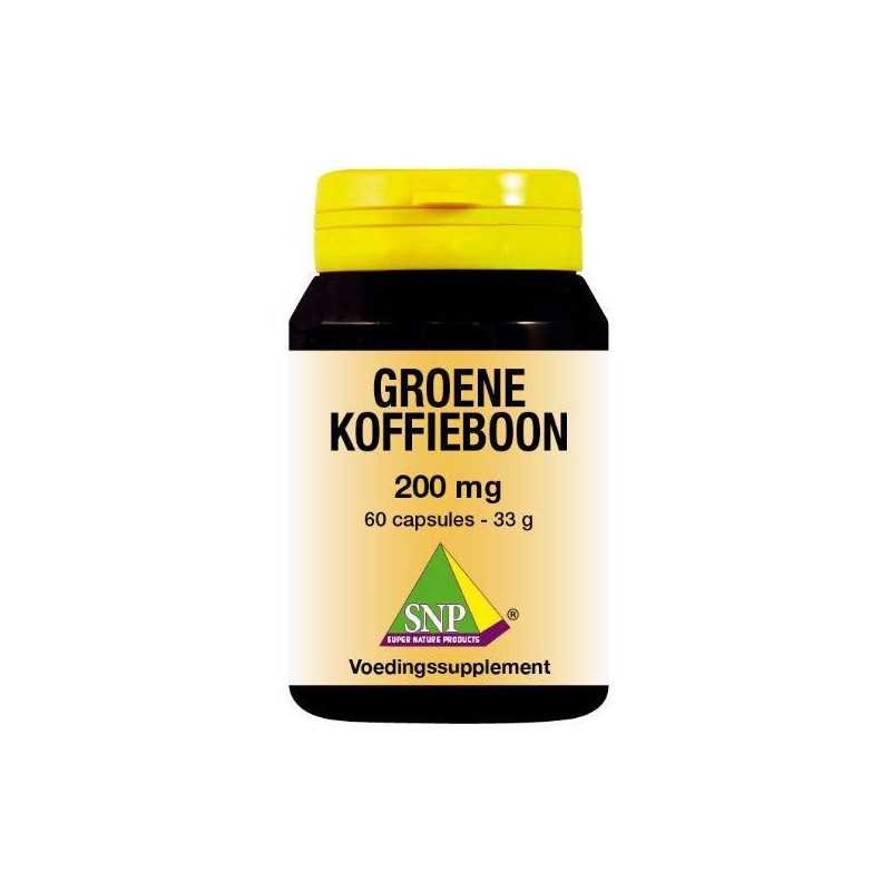 Groene koffiebonen 200mgOverig gezondheidsproducten8718591422218