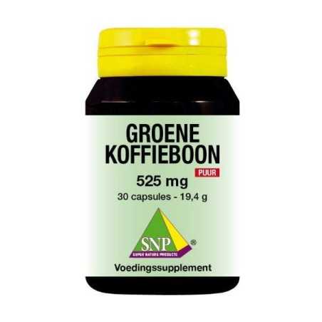 Groene koffiebonen 525mg puurOverig gezondheidsproducten8718591422041