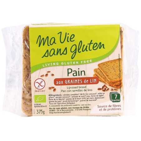 Brood lijnzaad - glutenvrij - bioVoeding3380380072468