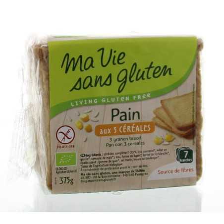 Brood 3 granen glutenvrij bioVoeding3380380049736