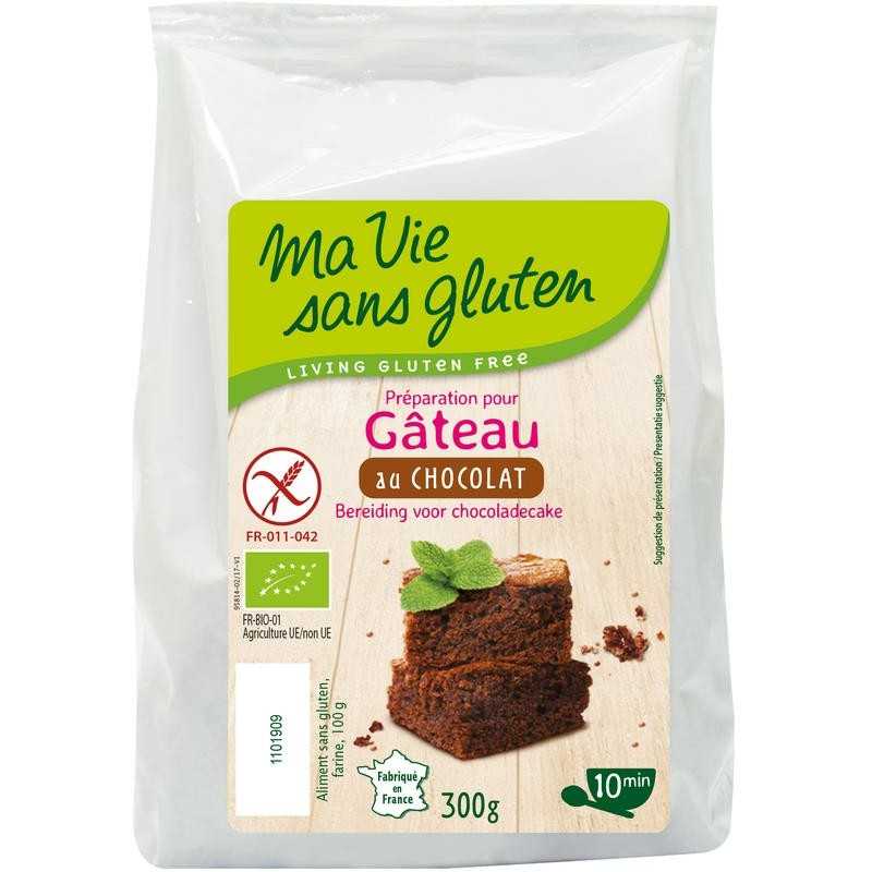 Chocolade cakemix glutenvrij bioKoek3380380062827