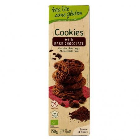 Koekjes met pure chocolade glutenvrij bioKoek3380380049705