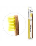 Tandenborstel bamboe adult geel brush softTandenborstel7350075690020